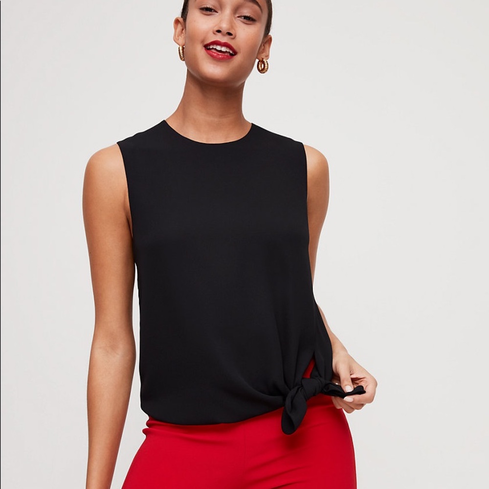 Aritzia Babaton Hopkins blouse sz S